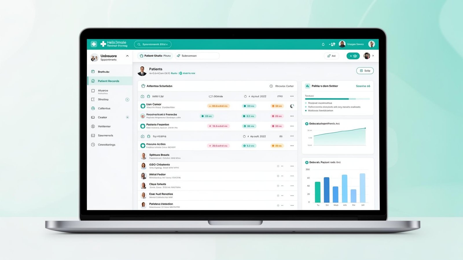 Doctor Diary clinic management dashboard